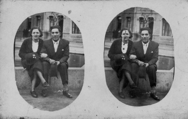 30- Foto doble ovalada